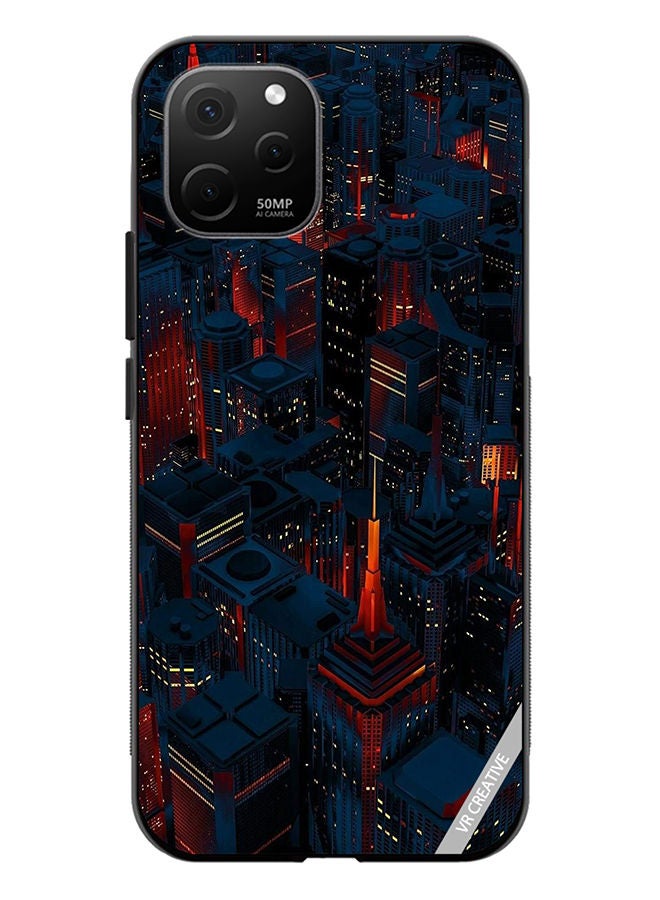 VR CREATIVE Protective Case Cover For Huawei Nova Y61 Dark City Design Multicolour - Image 1