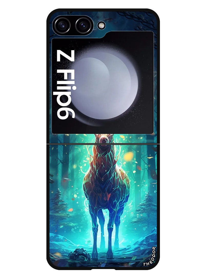 Theodor غطاء واقي مضاد للخدش ومقاوم للصدمات لجهاز سامسونج جالاكسي زد فليب 6 دير 5 - Image 1