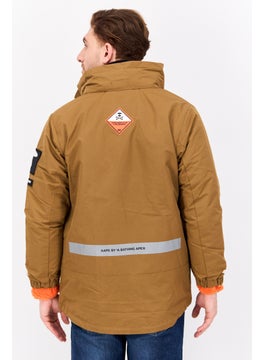 Men 2 In 1 Brand Logo Long Sleeve Parka Jacket, Brown - pzsku/Z659D99F593B70A94AB22Z/45/_/1737643041/c9e97f1e-309c-4030-9e15-7de9e1a49736