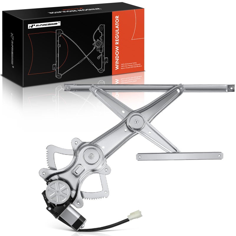 APremium Power Window Regulator with Motor Compatible with Toyota Corolla 20032008 Sedan Front Left Driver Side