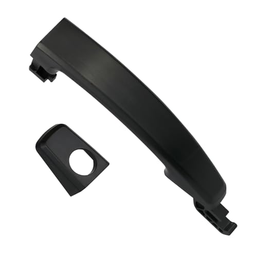 APPERFiT Exterior Door Handle wEnd Cap 92233089 92233090 Primed Black for Front Door Left Driver Side Compatible with Chevy Camaro Cruze Malibu Orlando Sonic Trax Buick Cadillac - Image 1