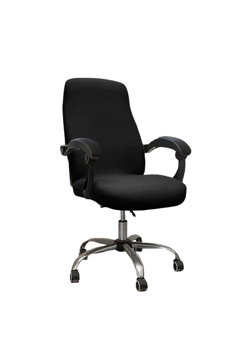 DUNISO Computer Office Chair Covers, Universal  Removable Computer Chairs Cover Stretch Rotating Mid Back Chair Slipcovers Cover Washable Seat Cushion Protectors For Office Computer Chairs  - Image 5