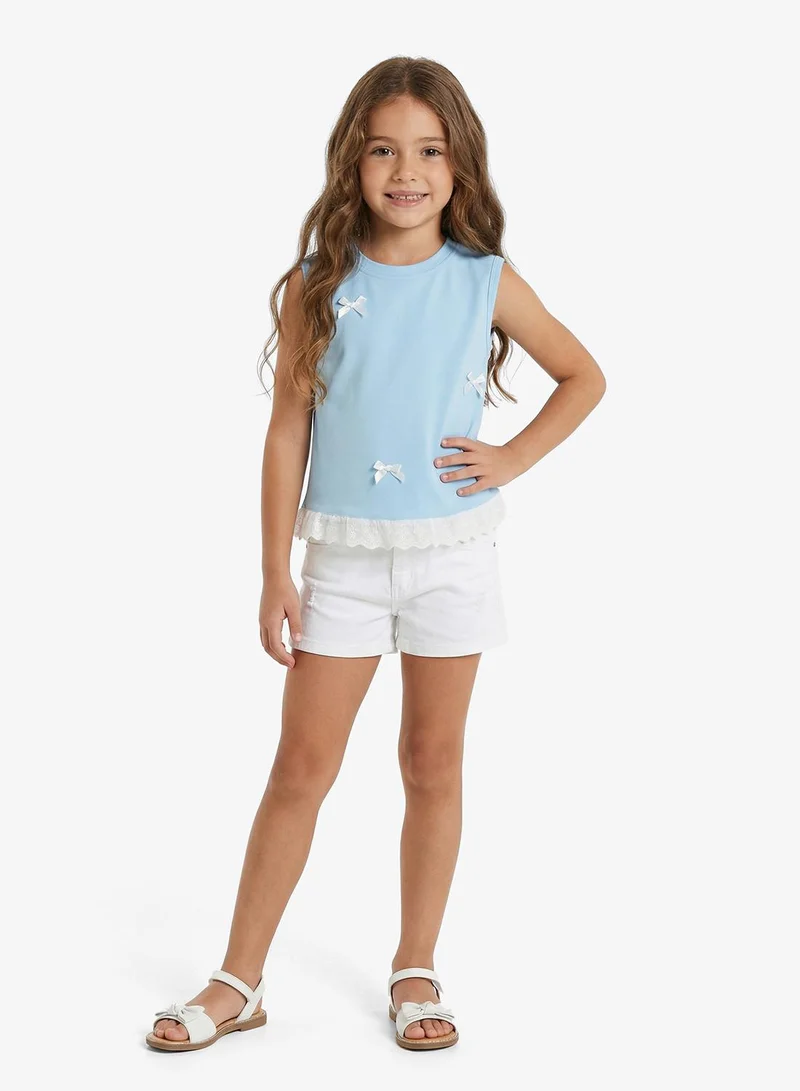 بنياتا بلوزة مكشكشة