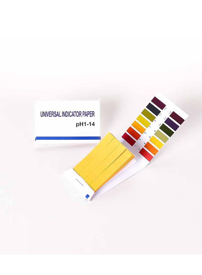 80 Strips Full Range PH Alkaline-Acid Test Paper Yellow One Size - Image 2
