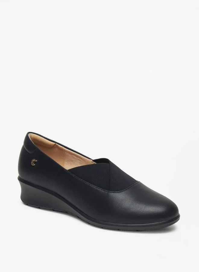 Le Confort Women's Slip-On Ballerina Shoes with Wedge Heels