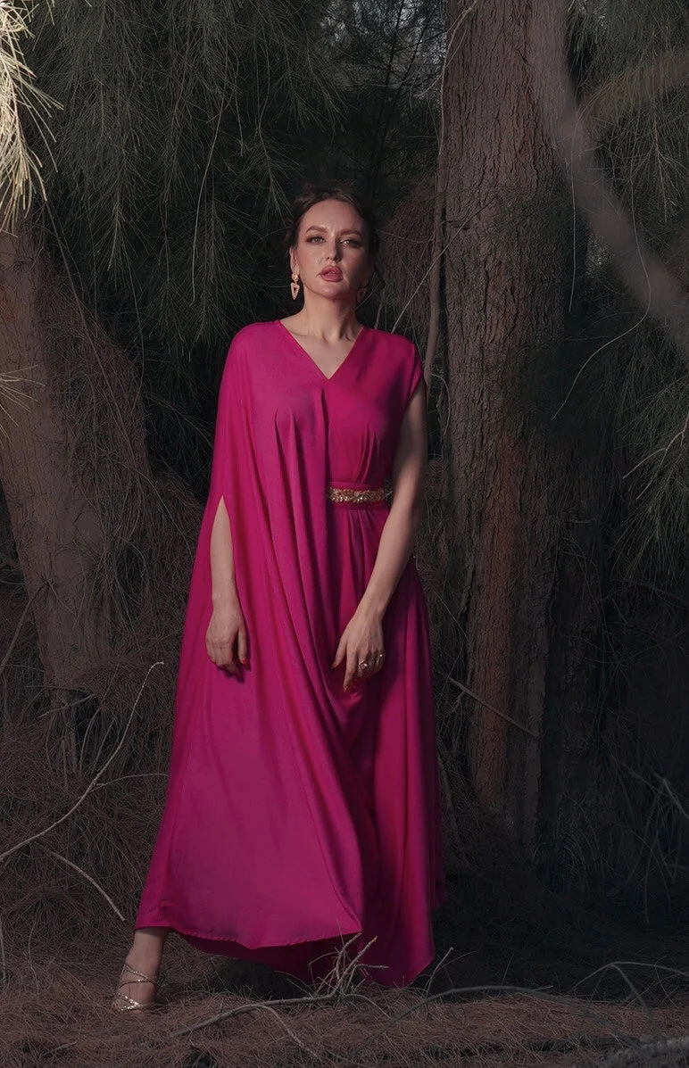 ECSTACY Pink Signarure Drape