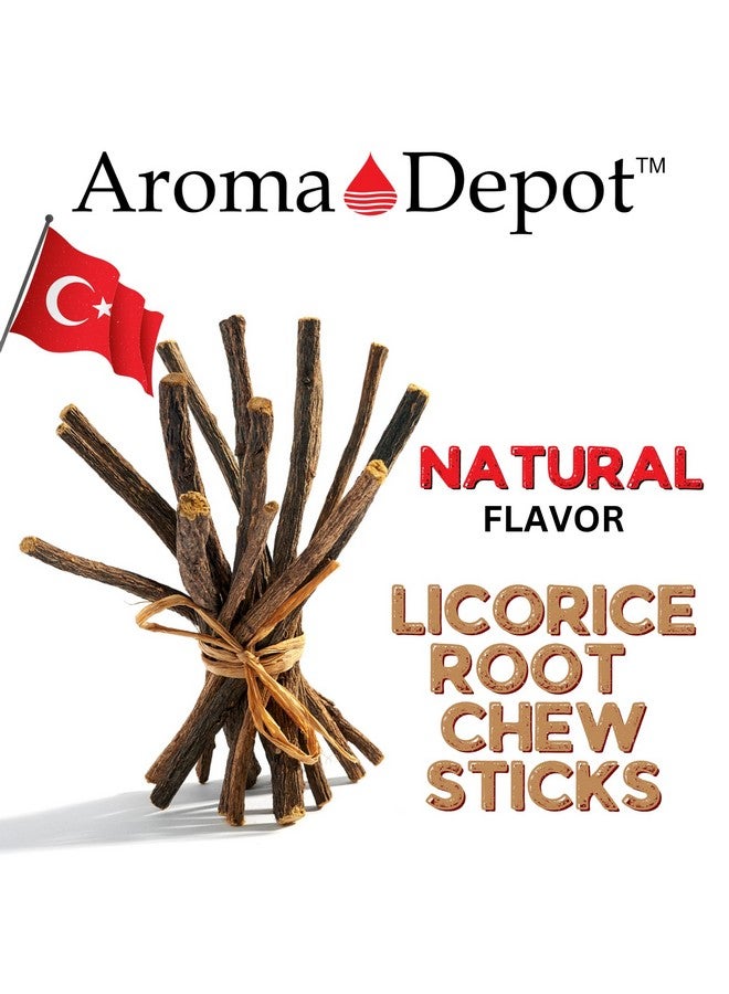 Aroma Depot Aroma Depot 1 lb. Natural Licorice Root Chew Sticks for Humans. 100% Pure Natural | Oral Health & Fresh Bearth | Individual Liquorice Sticks are 6.5-7 inches Long. Glycyrrhiza Glabra from Turkey. - Image 2