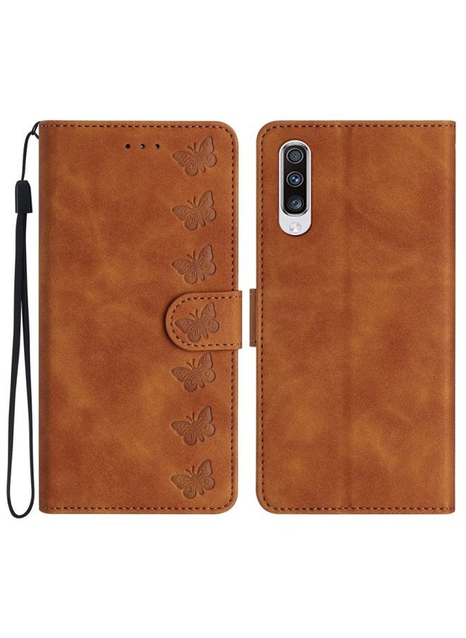 Case Cover For Samsung Galaxy A50 Seven Butterflies Embossed Leather Phone Case Brown - pzsku/Z659EBC542EF597F5B44AZ/45/_/1712185155/19a4c478-13ae-4bca-ab16-5f48ddb95597