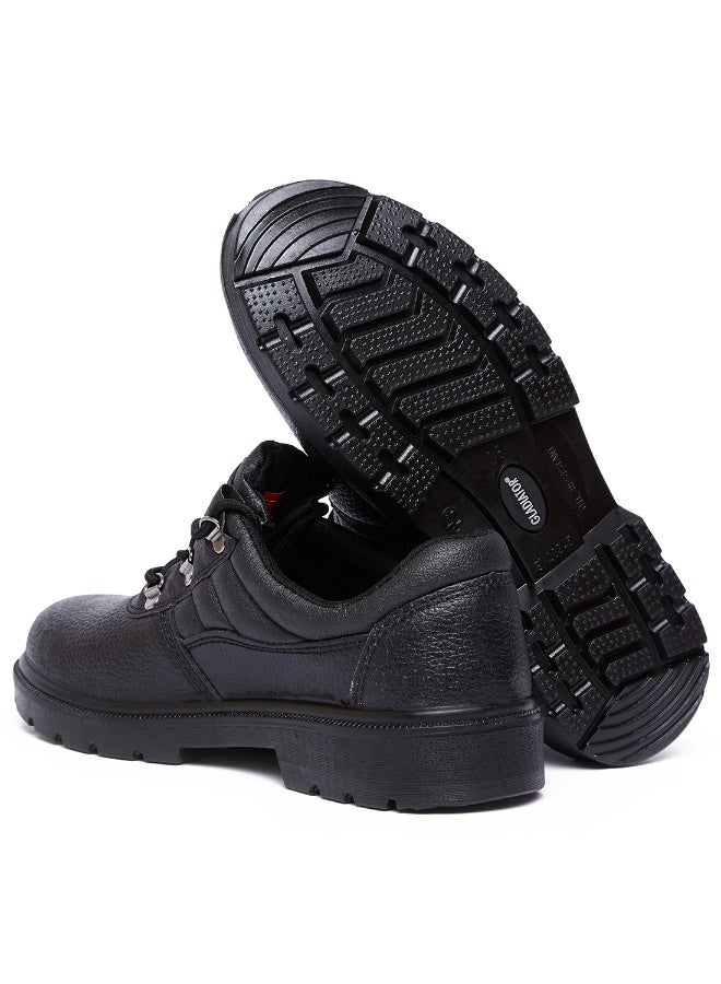 Gladiator 4010 Men’s Steel Toe Leather Safety Shoes, Black, EX S3, Low Ankle, Lace-Up - Image 3