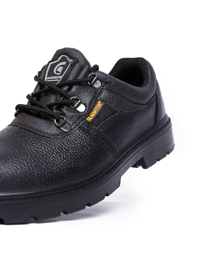 Gladiator 4010 Men’s Steel Toe Leather Safety Shoes, Black, EX S3, Low Ankle, Lace-Up - Image 5