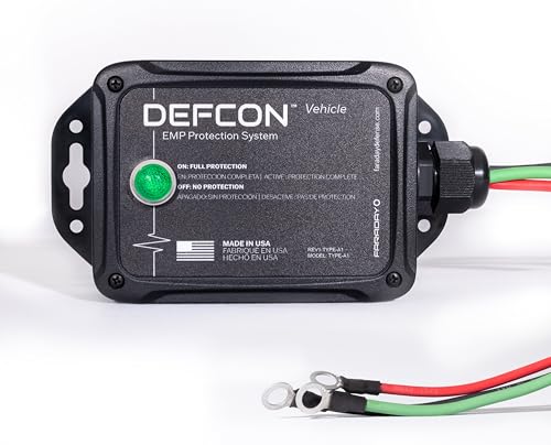 Faraday Defense DEFCON Vehicle - EMP Protection 12 Volt DC for Auto and Truck, Protection for Lightning, CME, Solar Flare, and Surge Protection - Image 1