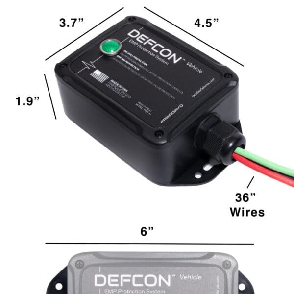 Faraday Defense DEFCON Vehicle - EMP Protection 12 Volt DC for Auto and Truck, Protection for Lightning, CME, Solar Flare, and Surge Protection - Image 4