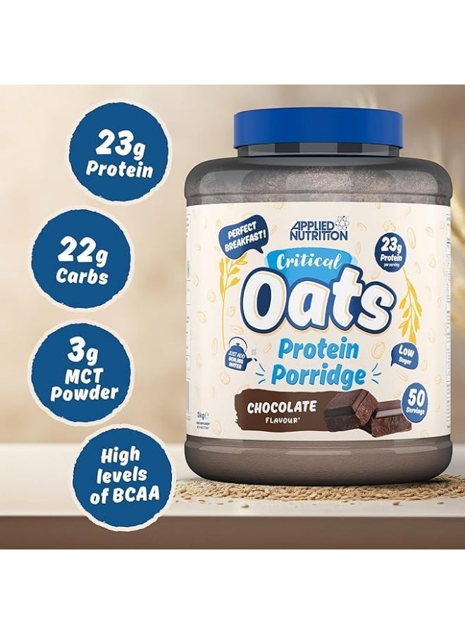 أبلايد نيوتريشن عصيدة الشوفان والبروتين "كريتيكال أوتس" (Critical Oats) بنكهة الشوكولاتة - 3 كجم | 30 حصة | 23 جم بروتين لكل حصة | شوفان كامل الحبوب | بروتين مصل اللبن | غنية بالألياف | بدون سكر مضاف | وجبة إفطار وبديل للوجبات - Image 4
