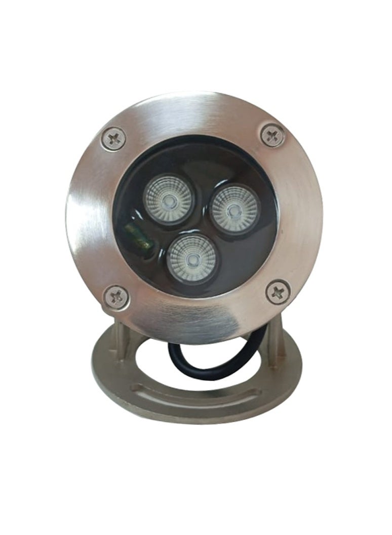 بل مرة مصباح LED تحت الماء بقوة 3 واط يعمل بجهد 12 فولت تيار متردد، متعدد الألوان (RGB). - Image 1