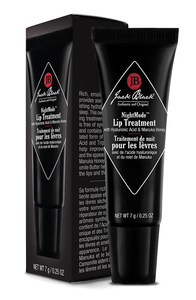 Jack Black NightMode Lip Treatment - Overnight Lip Treatment, Hydrating Lip Mask Overnight, Lip Hydration Treatment, Lip Moisturizer Overnight, Night Lip Mask with Hyaluronic Acid, Overnight Lip Balm - Image 2