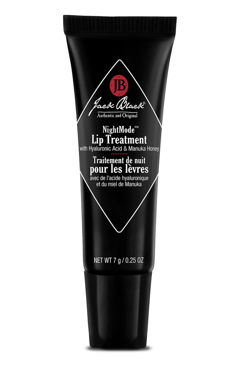 Jack Black NightMode Lip Treatment - Overnight Lip Treatment, Hydrating Lip Mask Overnight, Lip Hydration Treatment, Lip Moisturizer Overnight, Night Lip Mask with Hyaluronic Acid, Overnight Lip Balm - Image 1
