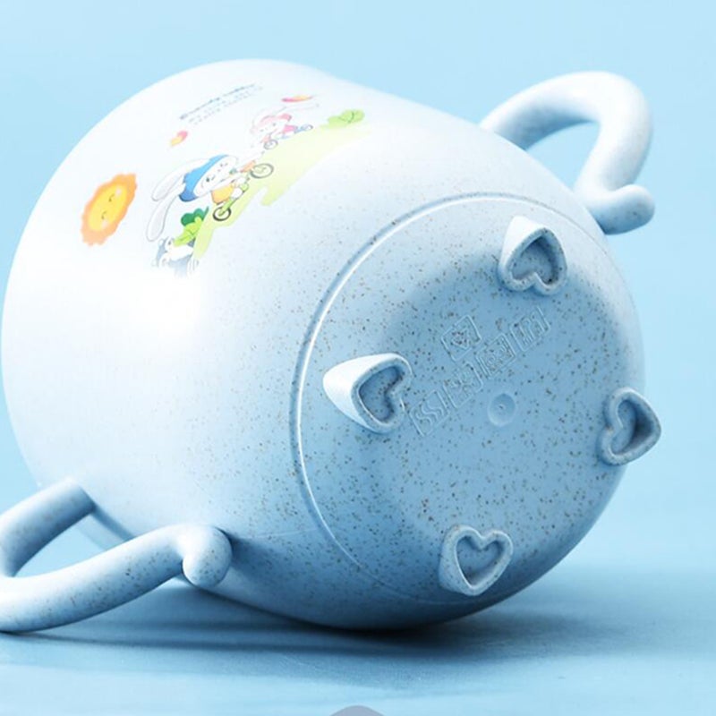 2pcs Scale Water Storage Cup Adorable Container Learing Cup Double Handle Water Cup with ( ) - Image 4