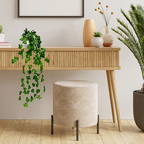 fancymart Pack of 2 Artificial Falling Vine Plants with Small Size Pot: Natural Touch & Feel, Ideal for Home and Office Decor (60 x 25 x 20 cm, Green) - Image 4