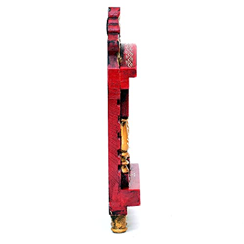 Medieval Arts Wood Mina Hand Painted (12 inch, Multicolour) - Image 4
