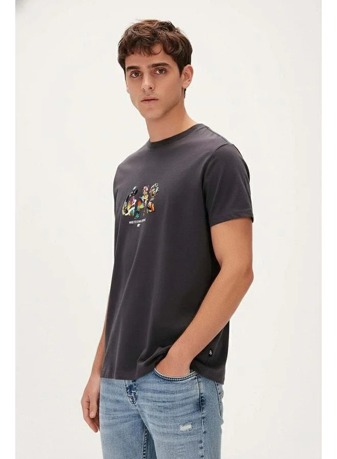 Bad Bear To Fit Asphalt Men's Printed T-Shirt.