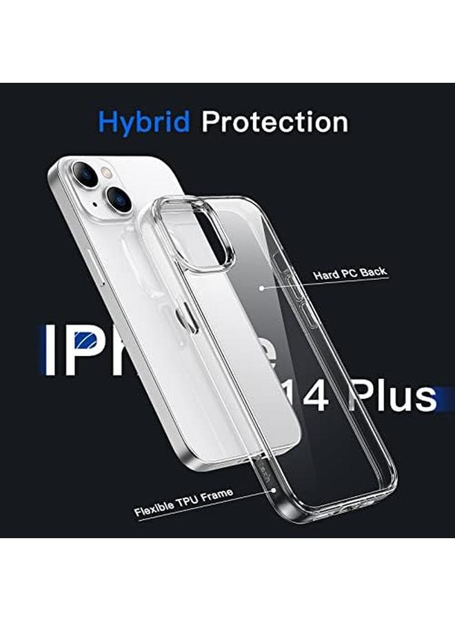 Jetech Case For Iphone 14 Plus 6.7 Inch Shockproof Phone Bumper Cover Anti Scratch Clear Back Clear - Image 3