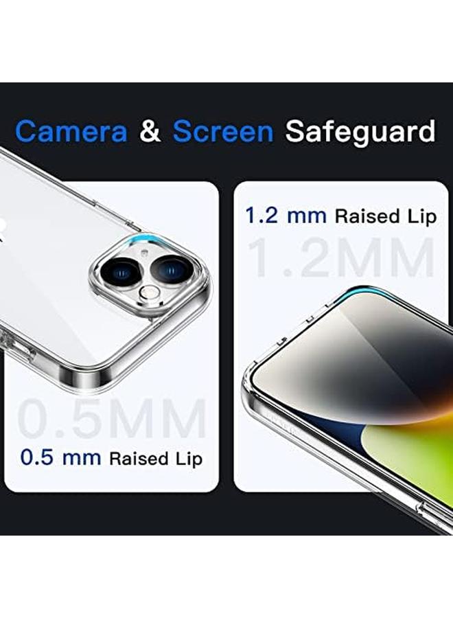Jetech Case For Iphone 14 Plus 6.7 Inch Shockproof Phone Bumper Cover Anti Scratch Clear Back Clear - Image 4