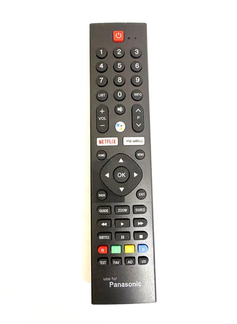 Universal Smart LED TV Remote Control with Netflix Shortcut and Navigation Pad,compatible with Panasonic Smart TVs - Image 1