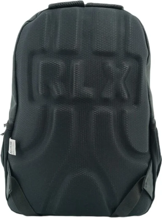 Relaxion 5057 Black Waterproof Lined Fabric Backpack
