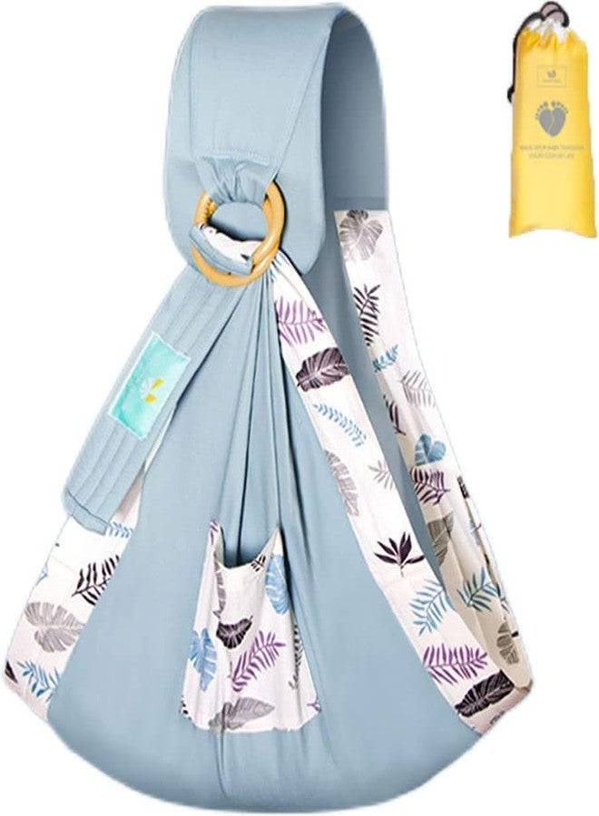 KEYOZA حاملة أطفال KEYOZA للأطفال حديثي الولادة وحتى عمر 36 شهرًا | حمالة كتف حلقية قابلة للتعديل مع حشوة كتف | حاملة أطفال قطنية ناعمة للرضاعة الطبيعية والسفر - سعة تحميل 15 كجم - Image 1