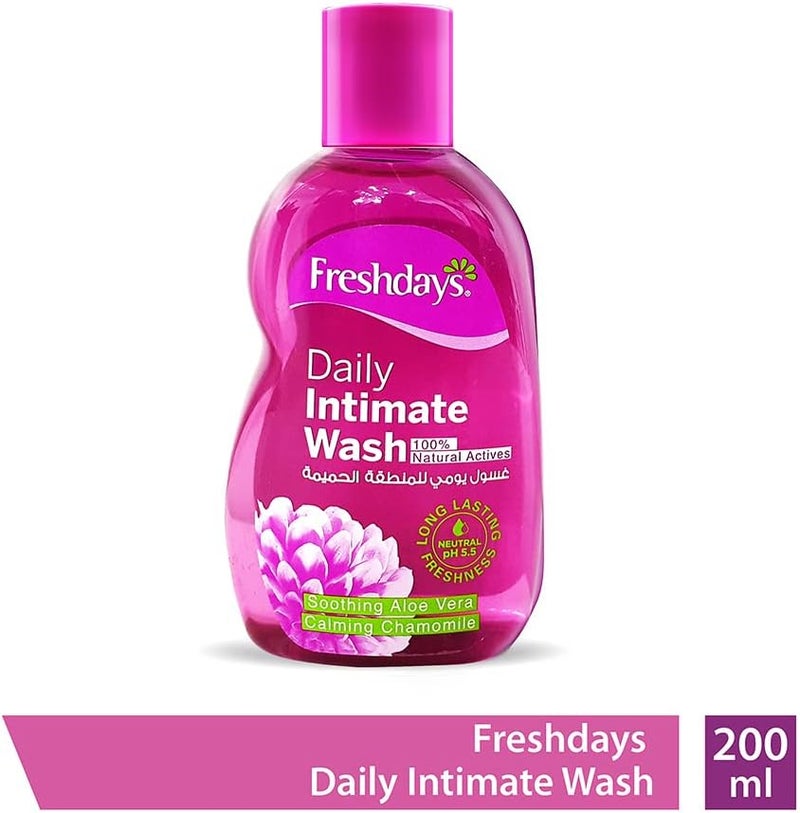 Freshdays Daily Intimate Wash with 100% Natural Actives - 200 ml - Image 5
