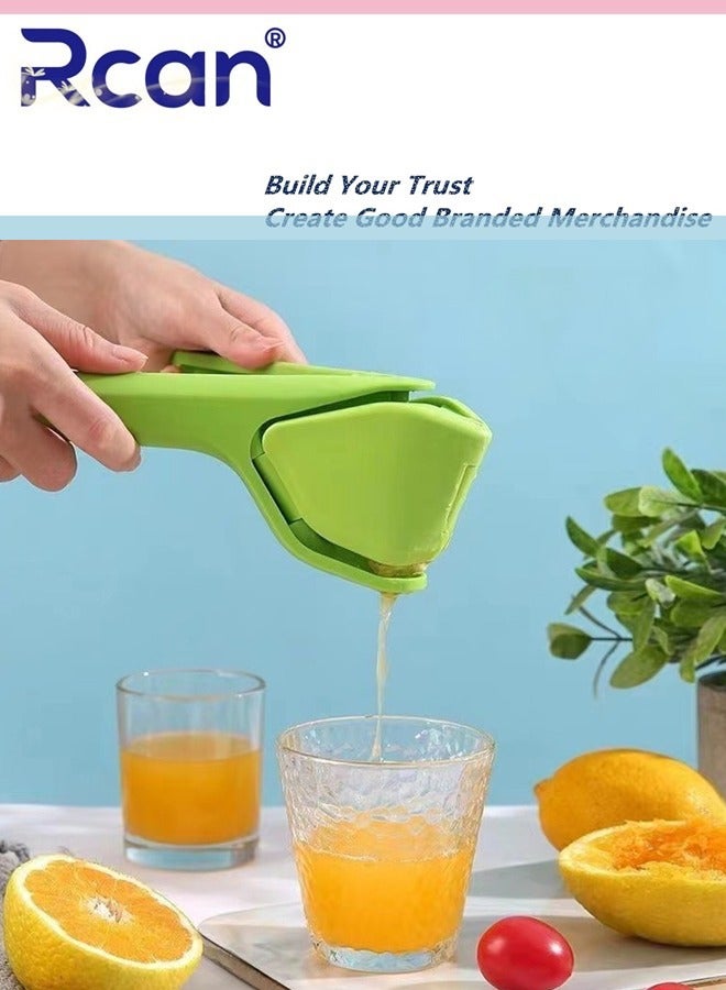 Rcan Lemon Squeezer, Citrus Juicer, Easy Squeeze Manual Lemon Fluicer, That Folds Flat for Space-Saving Press for Extracting the Most Juice Possible for Fruit - Image 2