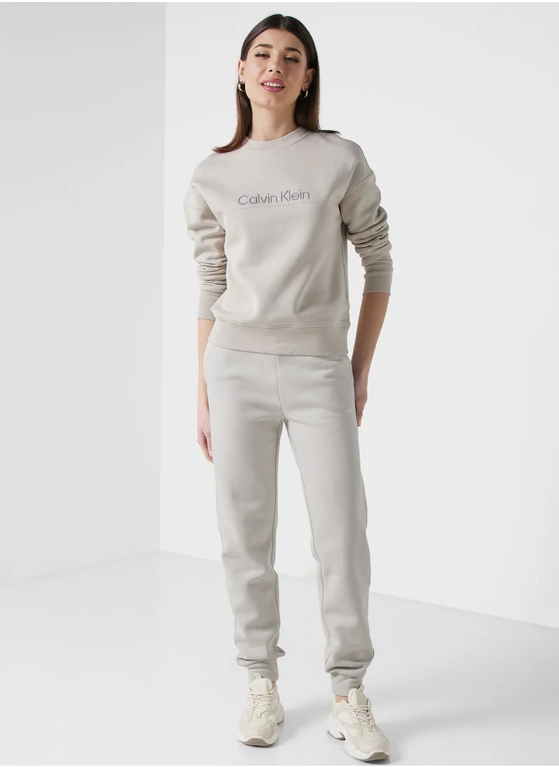 CALVIN KLEIN Crew Neck Graphic Sweatshirt