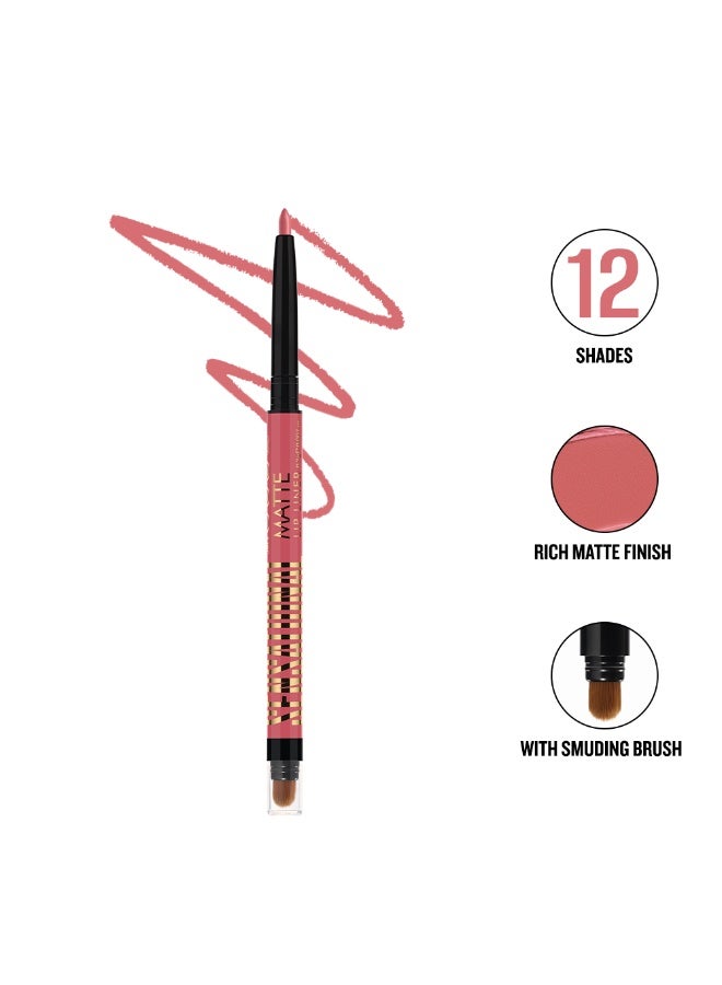 فور إيفر52 Forever52 Sensational Matte Lip Liner with Smudging Brush Mulberry Mood - SML012 - Image 1