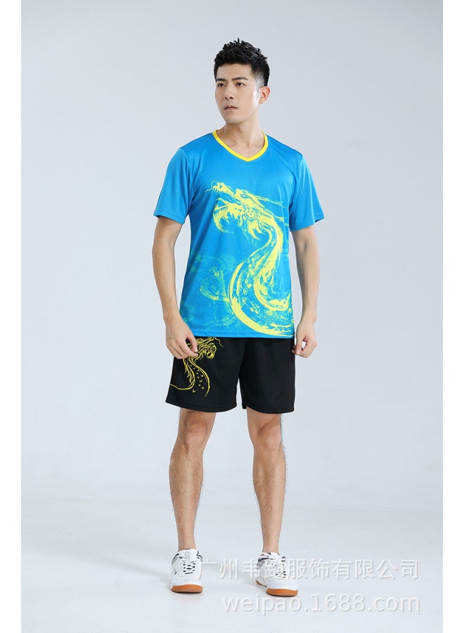 Blue Football Jersey - Image 1