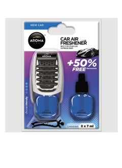 Aroma France Supreme Duo New Car - Car Air Vent 2x7ml 50% FREE, Air Freshener slow and long-lasting evaporation with intensity of the fragrance (Made In Poland)