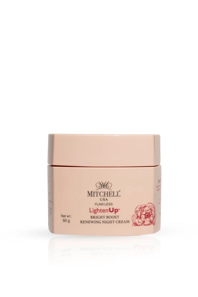 MITCHELL USA Lighten Up Bright Boost Renewing Night Cream 50g - Image 2