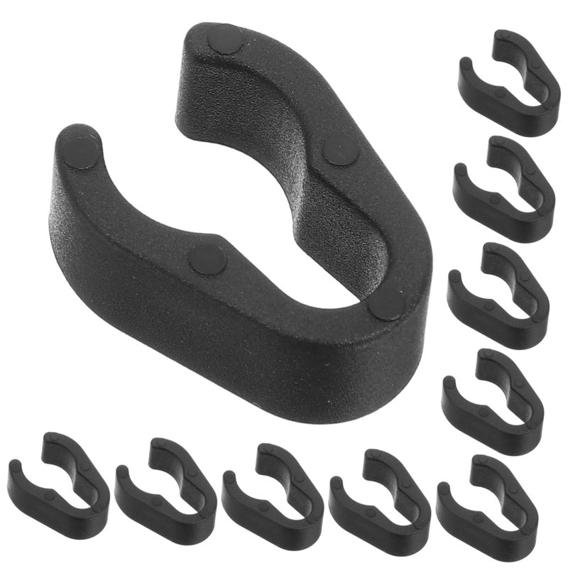 10 Pcs Flexible Microphone Cable Clips Heavy Duty Material Compact Design Easy Installation - Image 2