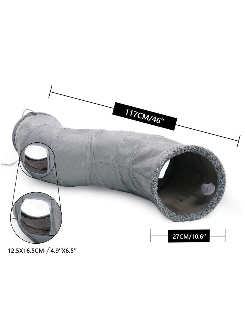 Alissa - Cat Tunnel Collapsible S Shape Cat Play Tube 27cm in Diameter - Image 1