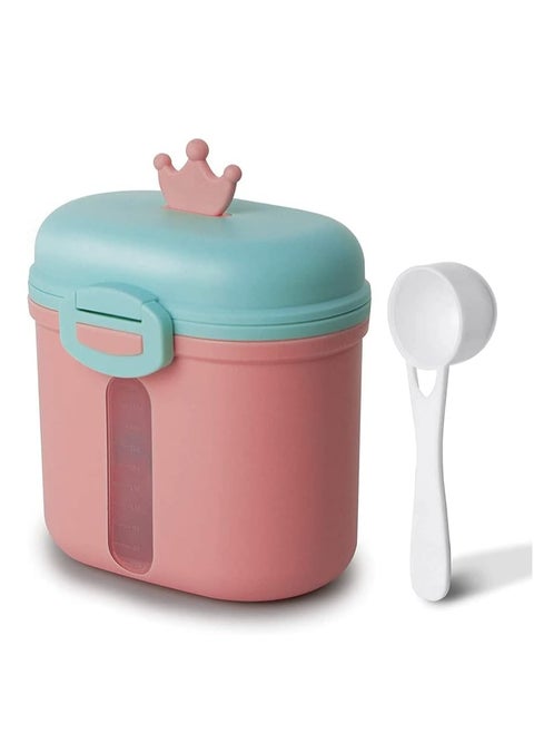 Baby Formula Dispenser Portable Milk Powder Container Travel Candy Fruit Snack Storage with Scoop