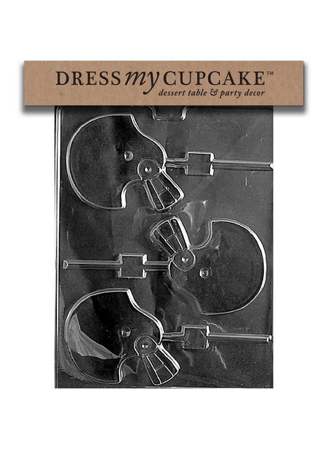 Dress My Cupcake - Football Helmet Lollipop Chocolate Candy Mold S063 - Image 1