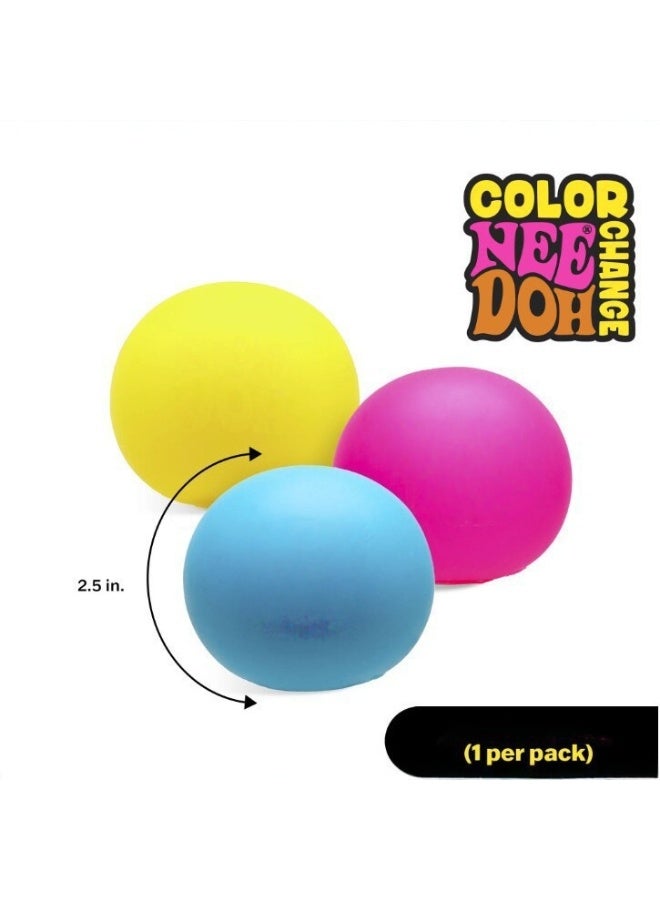 Needoh The Squeezable Ball provides a quiet and gentle sensory experience for children and adults, effectively relieving anxiety, stress, and irritability. It's an ideal stress-relief toy for the office, classroom, or home. - Image 4