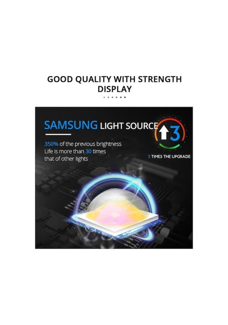 Suntek 12 W Motosiklet Suya Dayanıklı 6500k 8 Led Çift Yardımcı Farlar Sis Lambası - Image 5