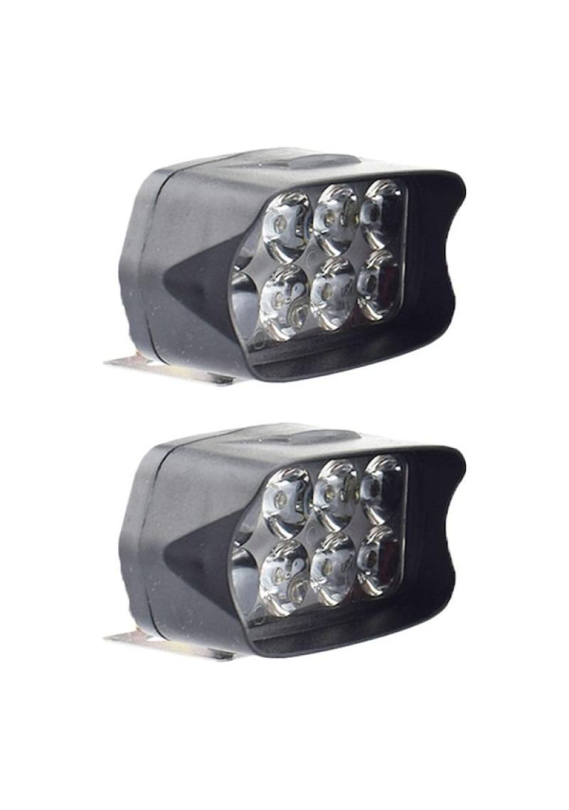 Suntek 12 W Motosiklet Suya Dayanıklı 6500k 8 Led Çift Yardımcı Farlar Sis Lambası - Image 1