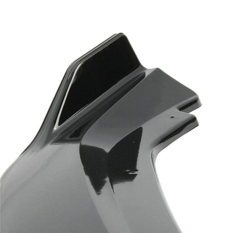 MUTUSAISI 3-Stage Front Bumper Lip Splitter Fit for Volkswagen VW JETTA MK6 MK6.5 2015-2018 Protection Spoiler Accessories Bright Black - Image 4
