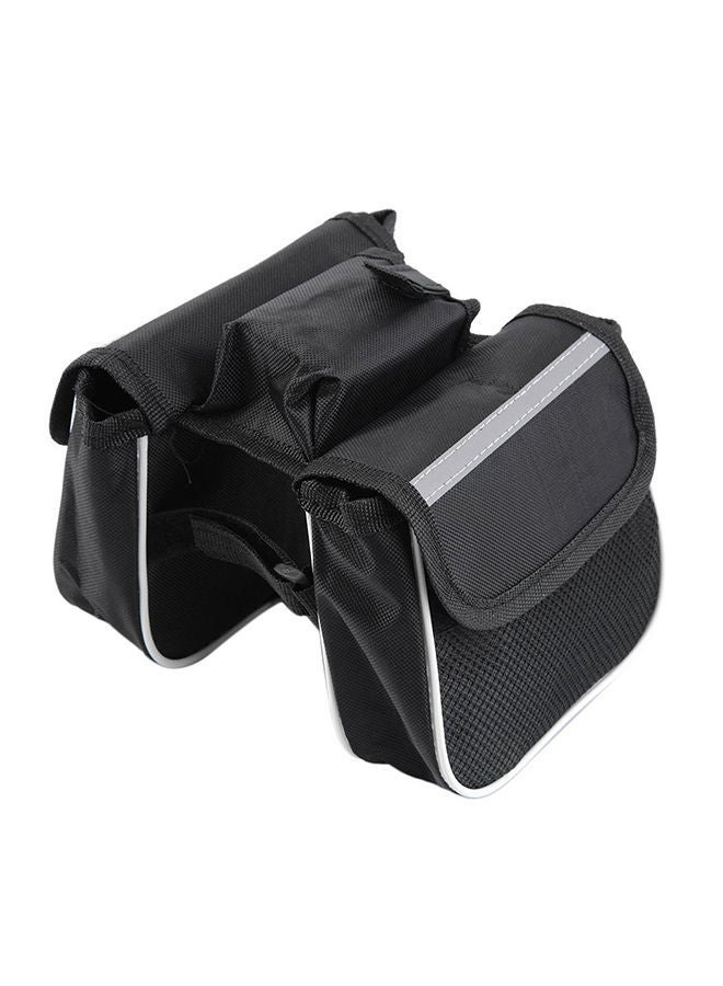 NIBEMINENT Bicycle Frame Pannier Saddle 15 x 12 5centimeter  - Image 1