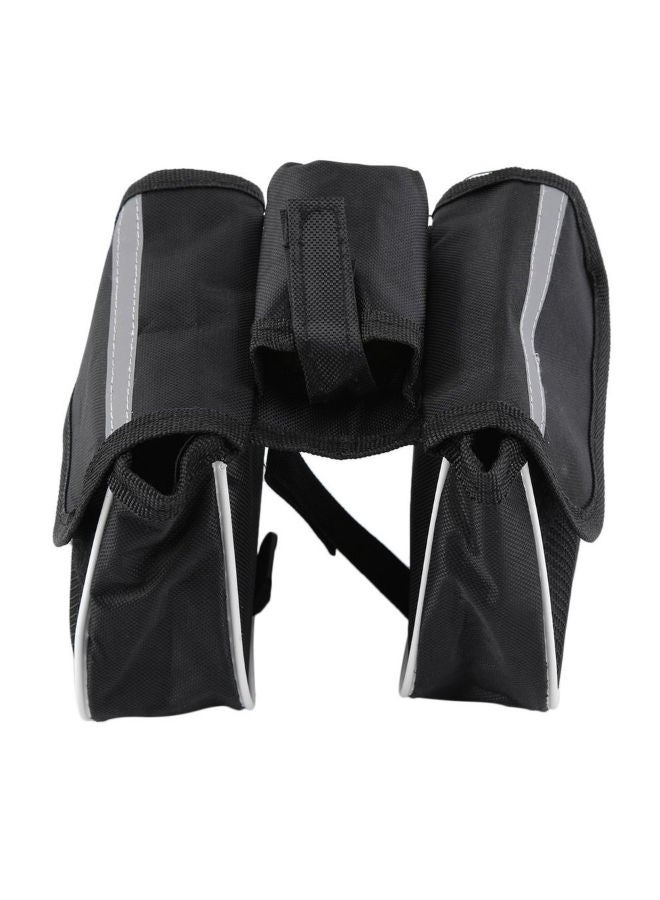 NIBEMINENT Bicycle Frame Pannier Saddle 15 x 12 5centimeter  - Image 2