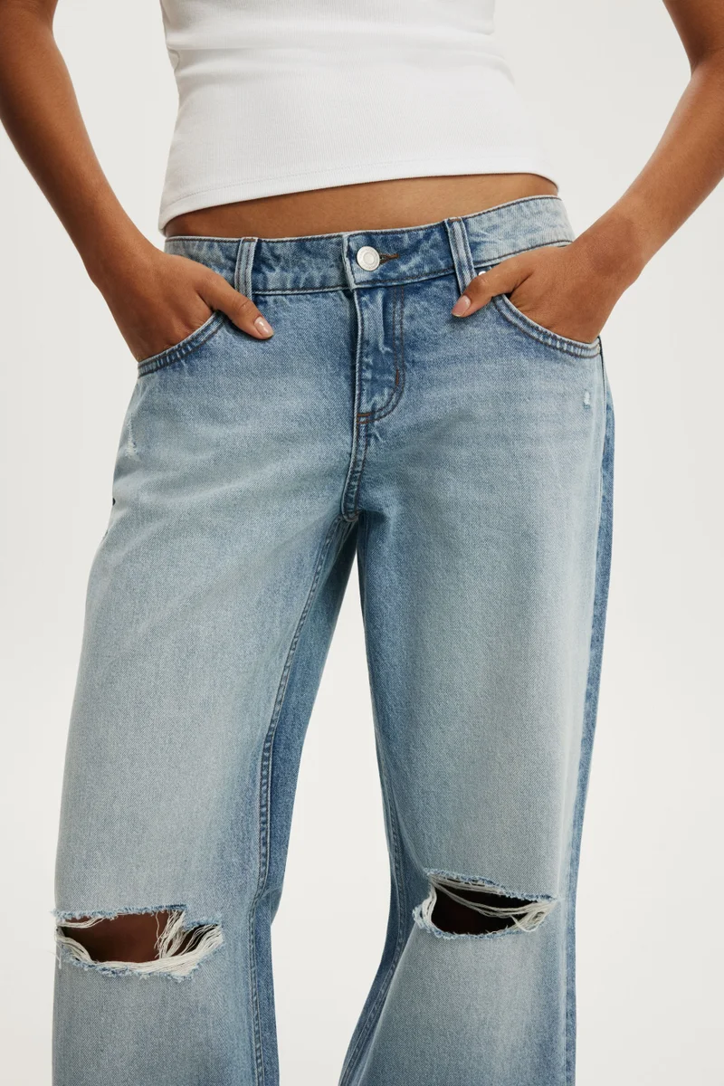 Cotton On  Low Rise Straight Jean for Women | Best Price UAE