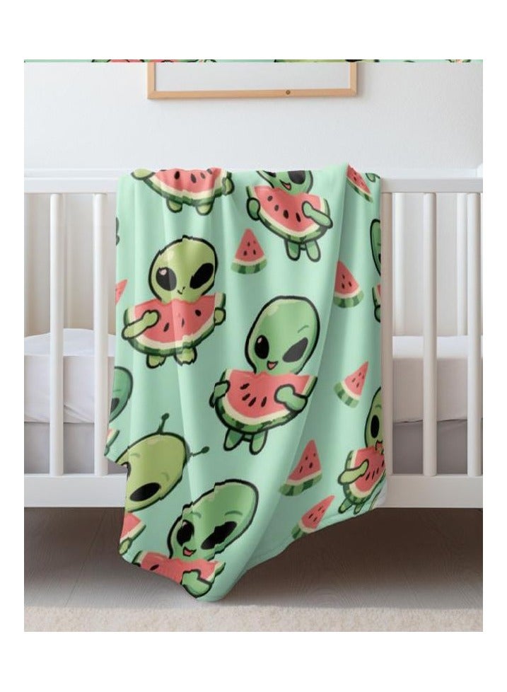 عام بطانية رقيقة من الفانيلا (دافئة ومريحة، ومناسبة للنوم، واستخدام الألعاب، وإزالة الغبار والرمل) 150 سم * 200 سم - 65 - Image 1