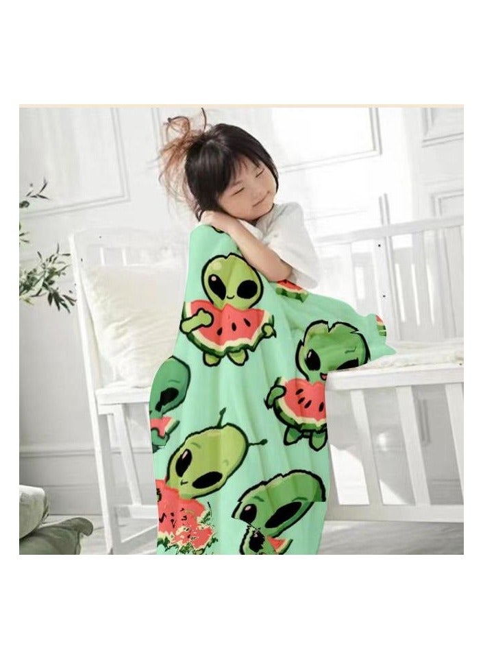 عام بطانية رقيقة من الفانيلا (دافئة ومريحة، ومناسبة للنوم، واستخدام الألعاب، وإزالة الغبار والرمل) 150 سم * 200 سم - 65 - Image 3