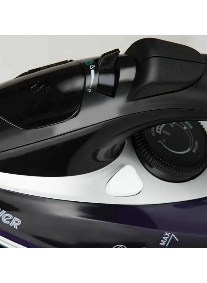 Tower TOWER T22013PR CeraGlide 3100W Ultra Speed steam Iron Purple / Black  - Image 4